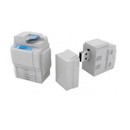 Maßgefertigte USB-Stick in Form eines Druckers - Topgiving